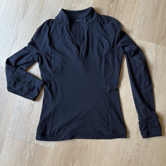 Lululemon It’s Rulu Half Zip Long Sleeved Running Shirt size 6 - Picture 5 of 9